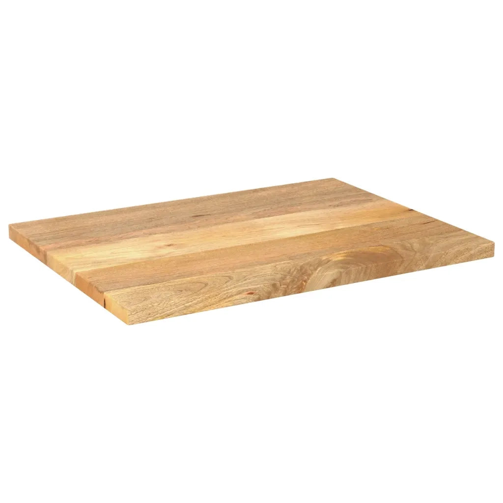 Piano per Tavolo 70x60x2,5 cm Rettangolare Legno Massello Mango 371467