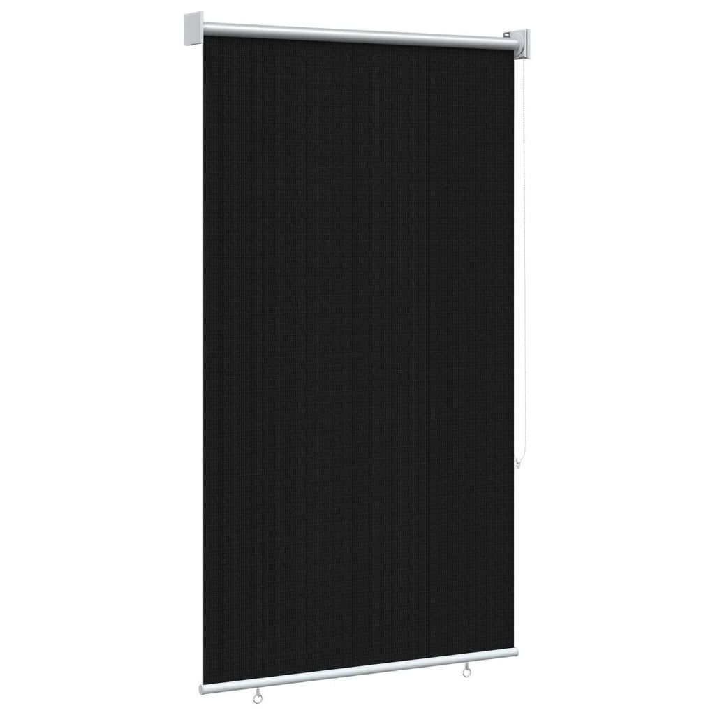 Tenda a Rullo Esterno Blocco UV 90% Nero 80 x 140 cm HDPE 42036065