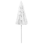 Ombrellone da Spiaggia-Ombrellone da mare Hawaii Bianco 240 cm