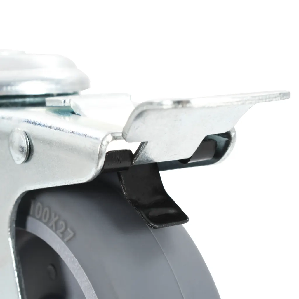 Ruote Girevoli con Foro per Bullone 16 pz 100 mm 277893