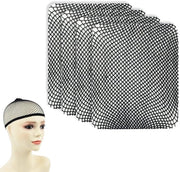 Pruikkapjes ademend per 4 unità - Pratici capelli aderenti - Lavabili/Rinovabili - Tessuto mesh-stretch nylon - Adatti per capelli lunghi/corti - Capelli aderenti