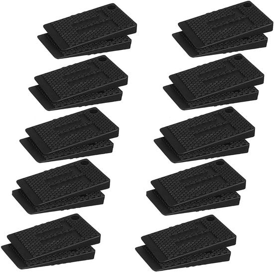 20 pezzi di stoppi per porte in gomma regolabili in altezza antiscivolo resistenti alle abrasioni per balcone camera da letto cucina bagno ufficio hotel