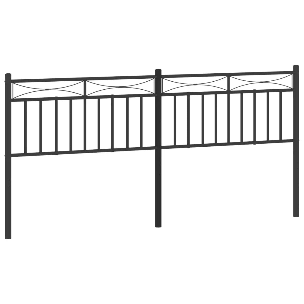 Testiera di Ricambio in Metallo Nero 193 cm 373728