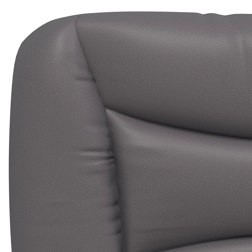 Giroletto senza Materasso-Struttura Letto Hvar Grigio 140x200 cm in Similpelle