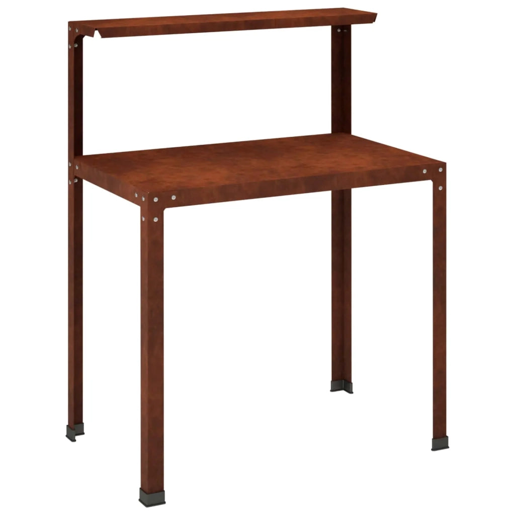 Tavolo da rinvaso 80 x 50 x 104 cm Acciaio Corten Ruggine 8014910