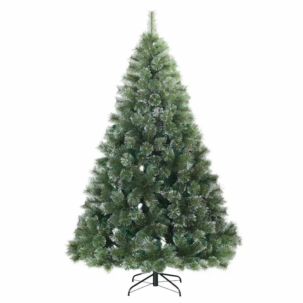 Albero di Natale | Decorazioni natalizie artificiale con 300 LED Verde 210 cm PE e PVC