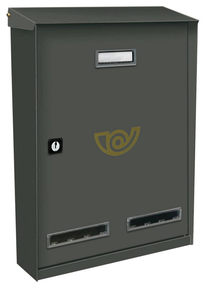 1pz alubox cassetta riviste sirio grigio ghisa cod:ferx.13435