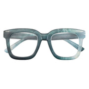 Occhiali lettura verde marmorizzato +2,50