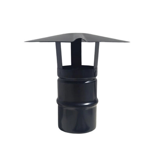 CAPPELLO CINESE INOX304 PER CANNE FUMARIE A LEGNA NERO- Diam. 140- DK- pezzi 1