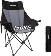 Sedia da Campeggio Ripiegabile - Comoda e Solida - Adatta per l'Outdoor