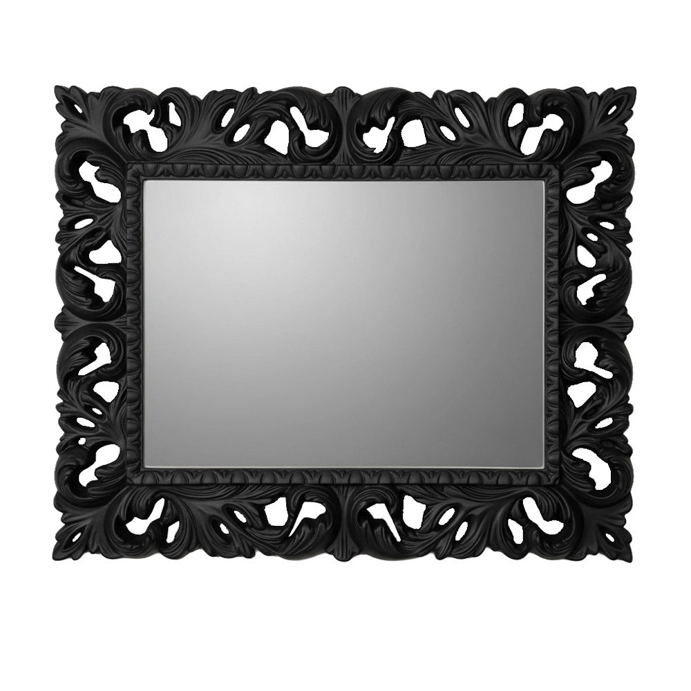 Specchiera Madrid 101x82h colore nero lucido