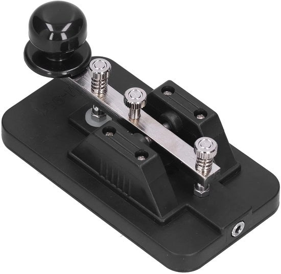 Chiamata Morse Professionale CW - Chiave del Telegrafo - Strumento di Pratica per Fai da Te - Resistentente a ABS e Acciaio - Facile da Installare - Adatto per CW Connect
