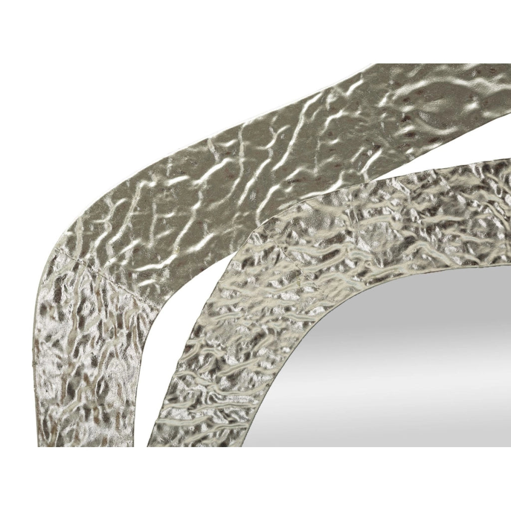 Specchio con Cornice VKH509, Argento, Metallo, 66x6x75 cm