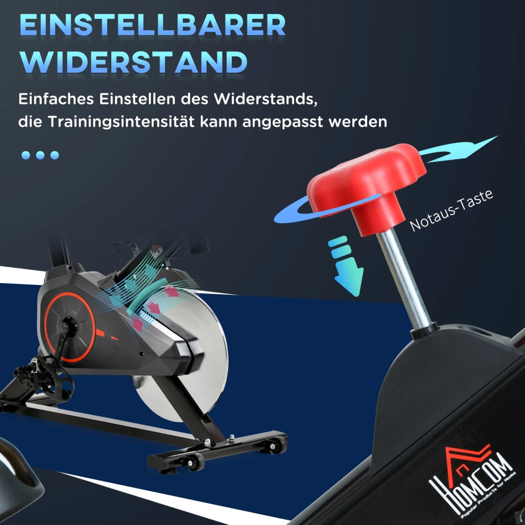 Bici da cyclette indoor per home gym, 85 x 46 x 114 cm