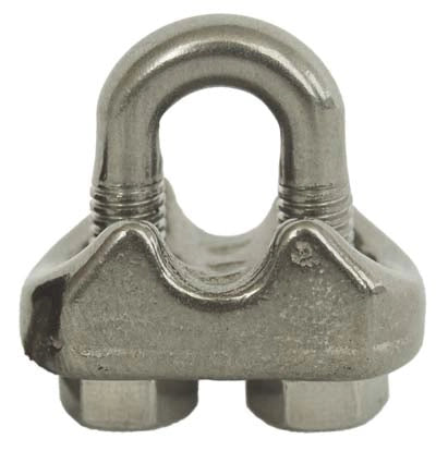 MORSETTO INOX - MM 10- 5 pezzi