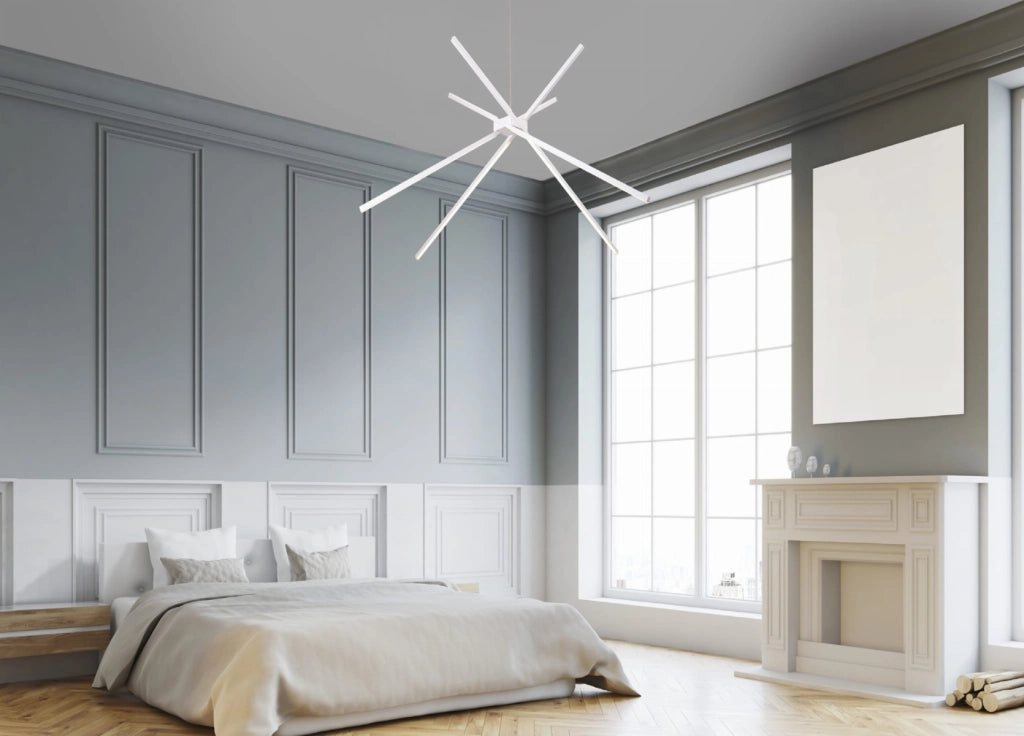 Lampada a sospensione bianca Spider LED 33W Maxlight P0270