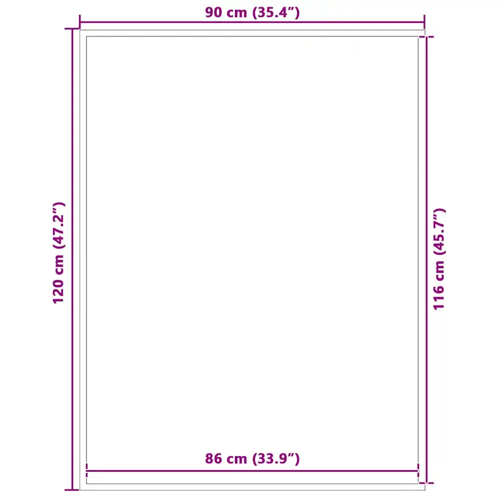 Zerbino | Tappetino Marrone 90x120 cm