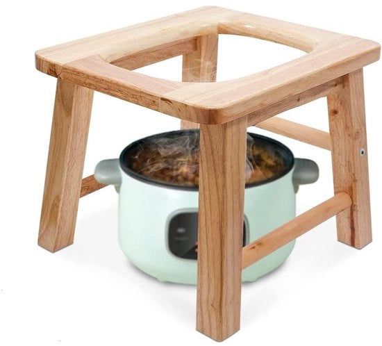 Stoiletoide houten con quattro gambe, toiletto a tre dimensioni, stoiletoide houten yoni, stoiletoide V per uso domestico a casa, altezza 40cm (senza apparecchiatura di vapore)