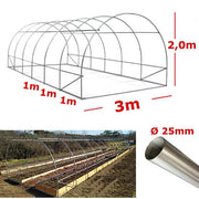 Struttura Serra Easy 3x5m tunnel ad archi