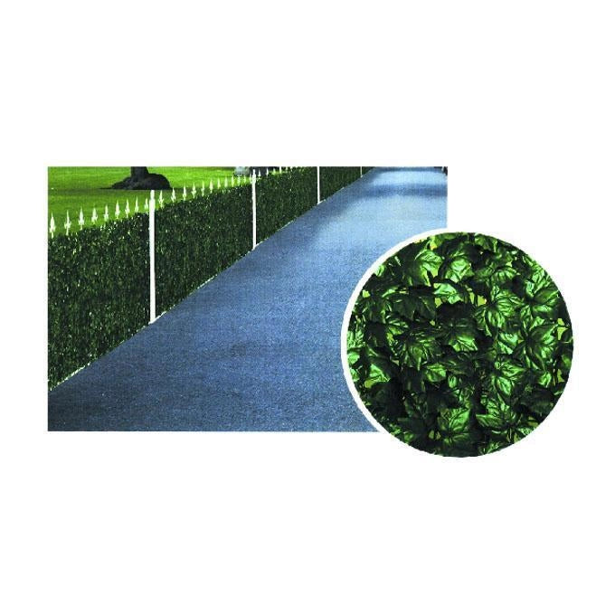 IL CAMPO 03474 Siepe Artificiale Edera 150x300 cm Resistente UV Frangivista Copertura Ornamentale Pareti