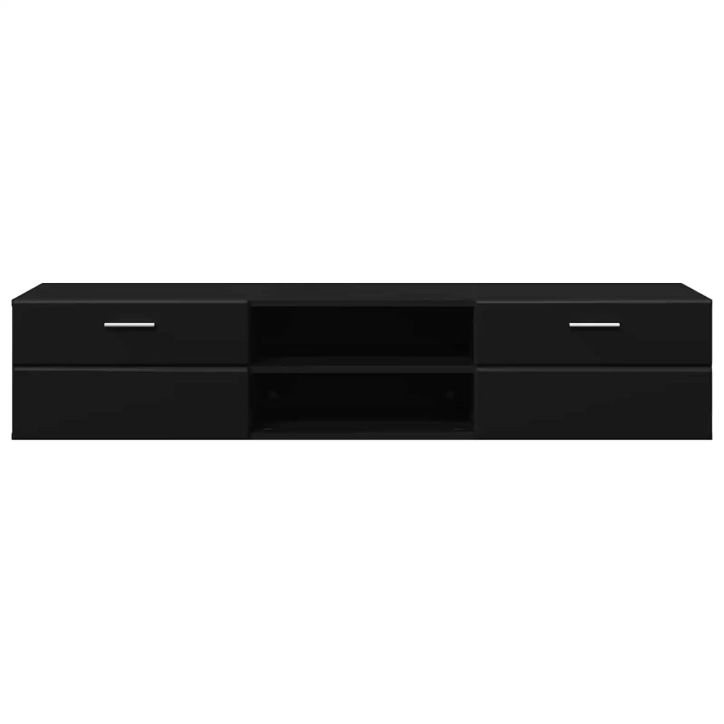 Armadio in Legno Nero 150 x 39 x 30 cm Legno multistrato CFW5426911