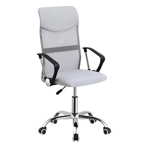 POLTRONA DIREZIONALE A GAS C/BRACCIOLI CLASSY GRIG