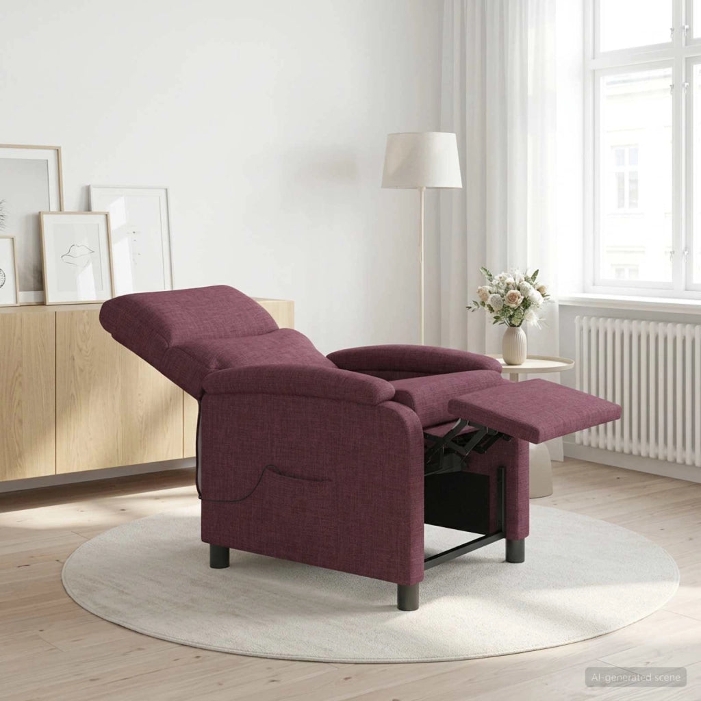 Poltrona Massaggiante Viola Tessuto 42035020