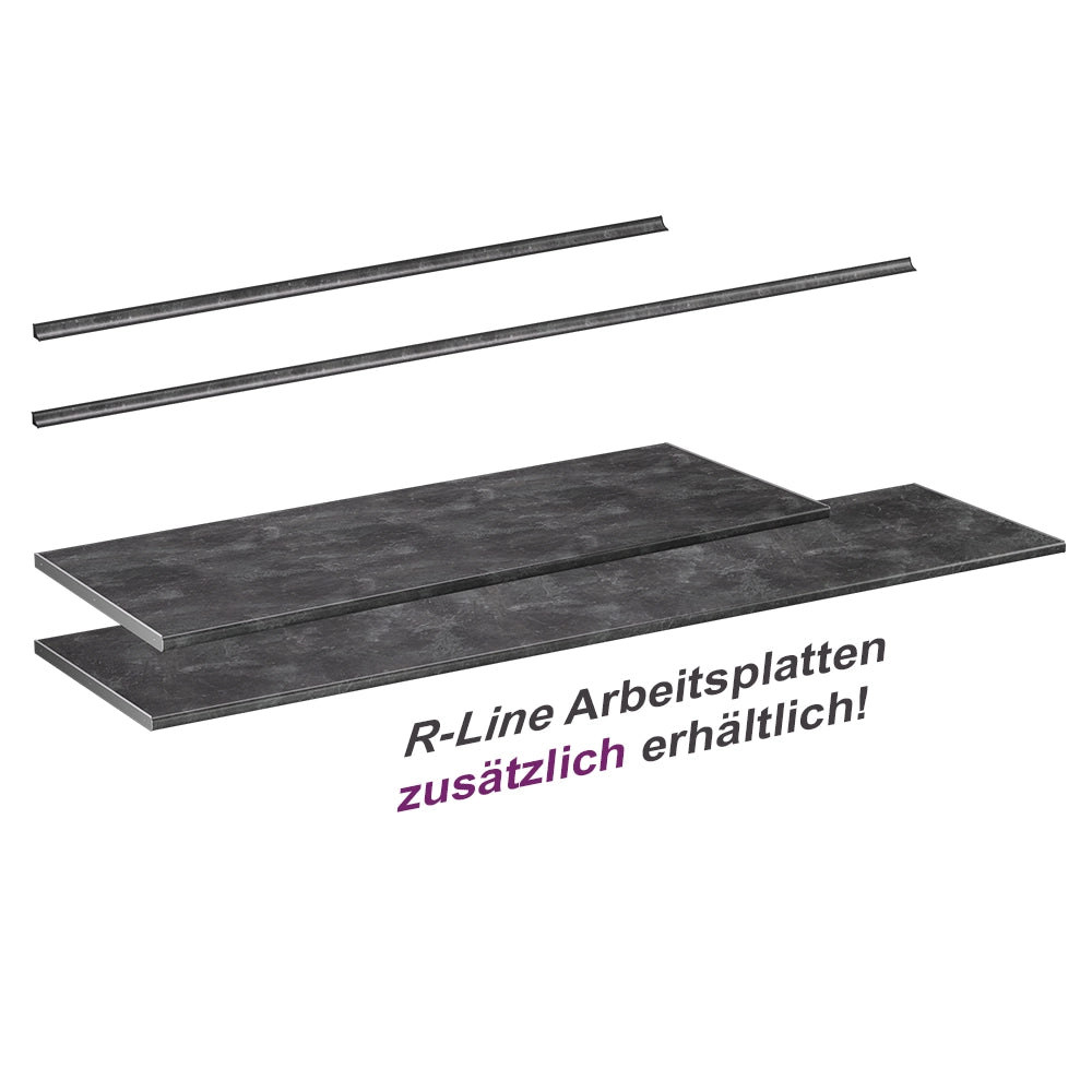 Vicco Top cucina Antracite 240 cm