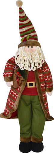 MAURY'S BABBO NATALE CON VESTITO DA ELFO ALTEZZA 90 CM