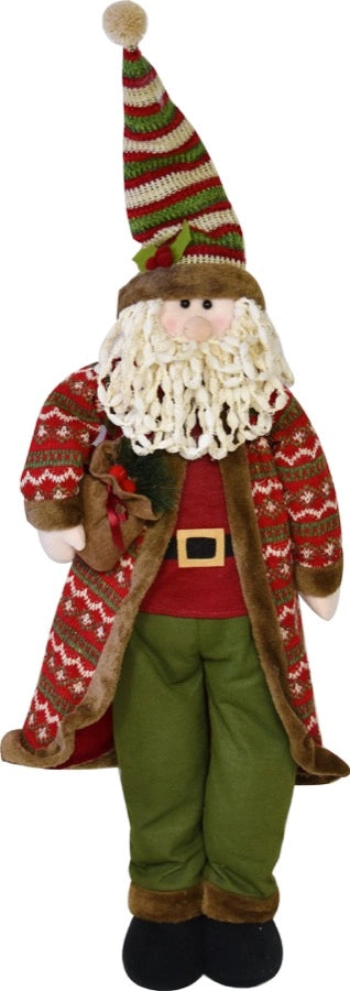 MAURY'S BABBO NATALE CON VESTITO DA ELFO ALTEZZA 90 CM