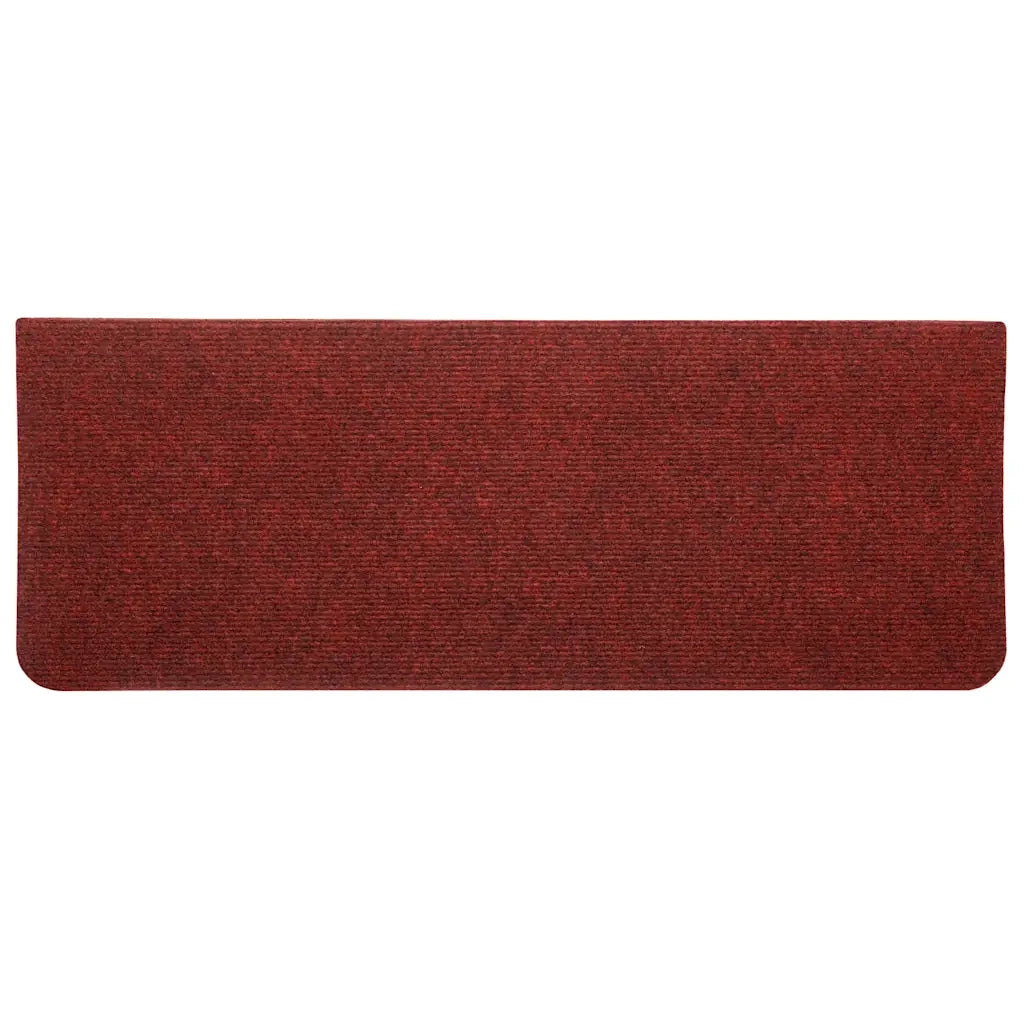 Tappetini Autoadesivi per Scale 30 pz | Gradini per Scale Rossi 65x22,5x3,5 cm