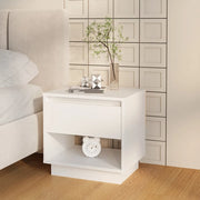 Comodino Bianco 45x34x44 cm in Truciolato 809512