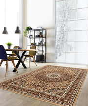 Tappeto ROYAL SHIRAZ 2082 BEIGE cm.280x480 arredo soggiorno salotto disegno moderno geometrico arredo casa