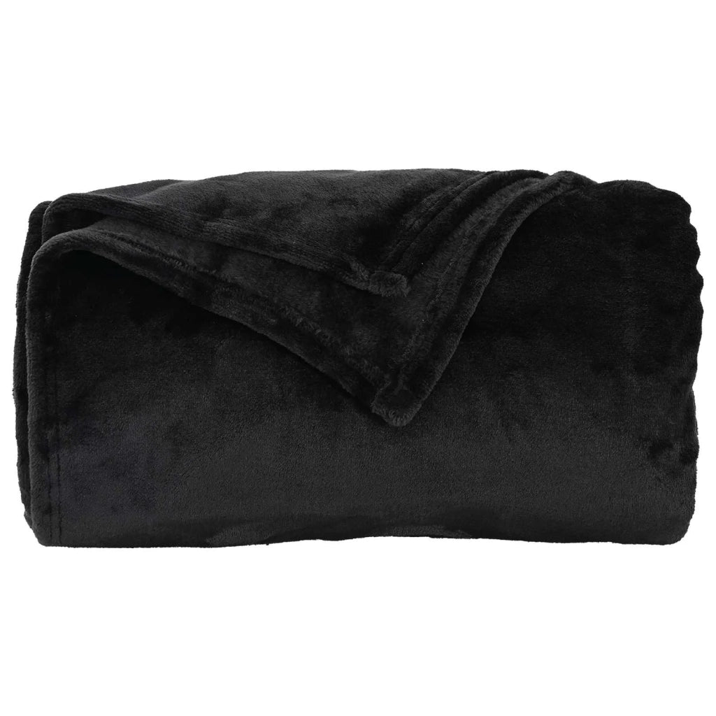 Coperta Nero 220 x 240 cm Panno