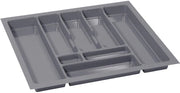 Organizzatore per coltelli - versatile e pratico - 1 pezzo - bianco o argento - plastica