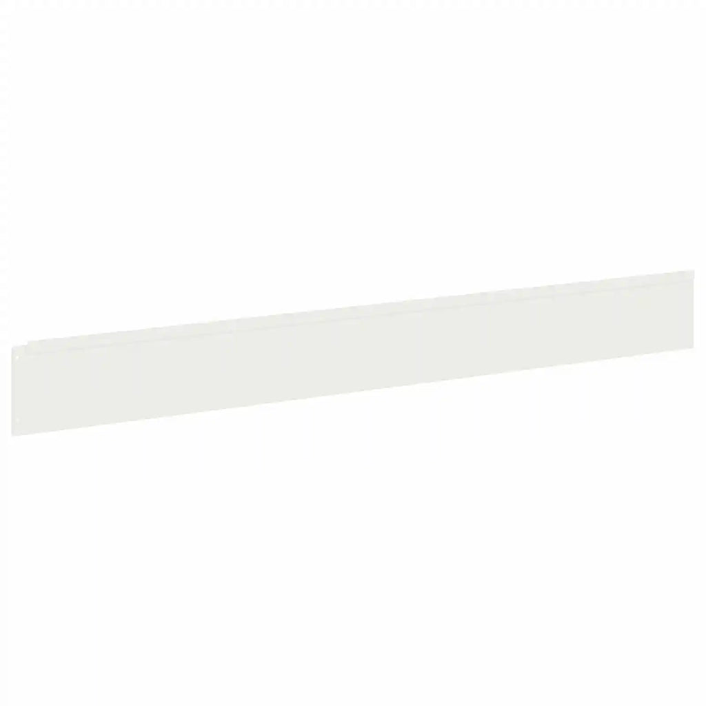 Bordura per Prato 20 pcs 100 x 12 cm Acciaio Bianco 8008789