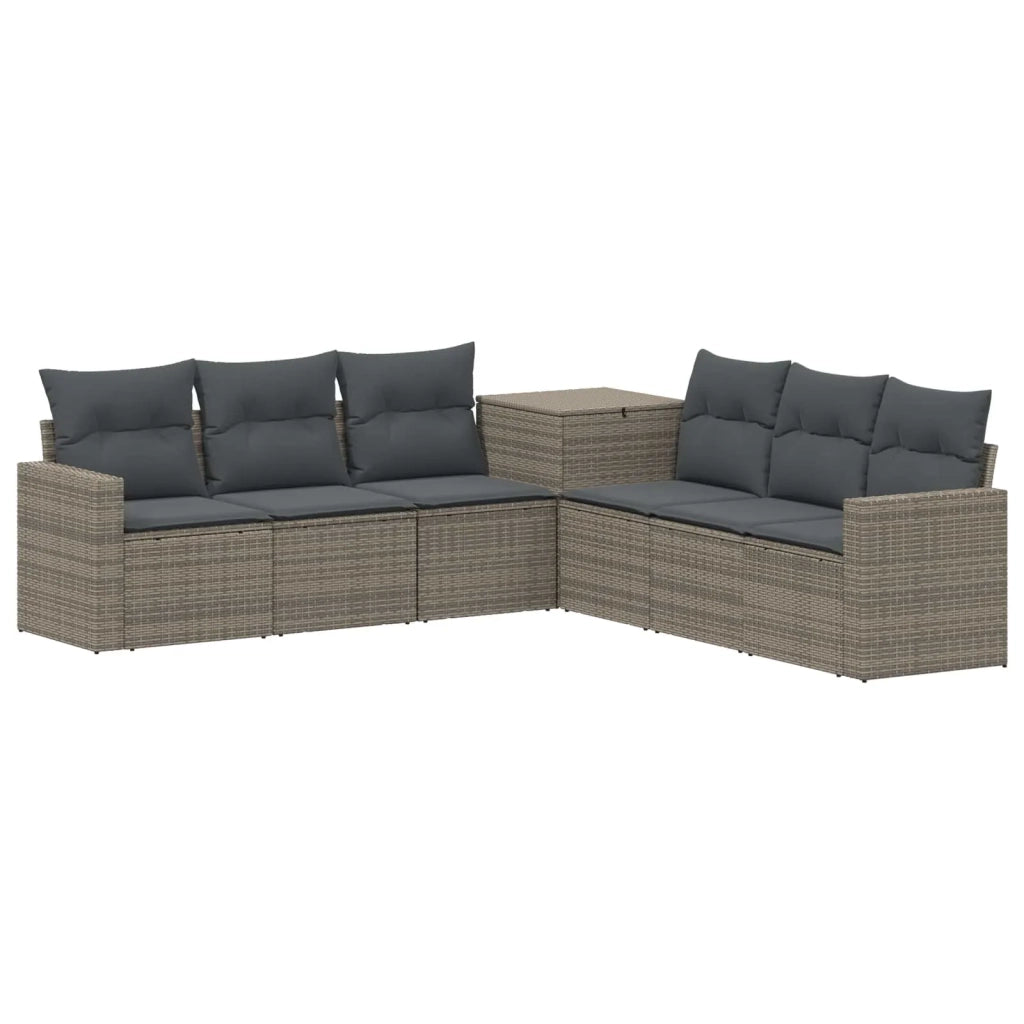 Set di divani 7 pz Grigio e Grigio Scuro 3448784