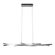 Lampada a sospensione LED Blaze argento 108cm Trio