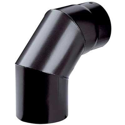 GOMITO LEGNA 90  ° PLUS NERO OPACO SAVE  CM 12