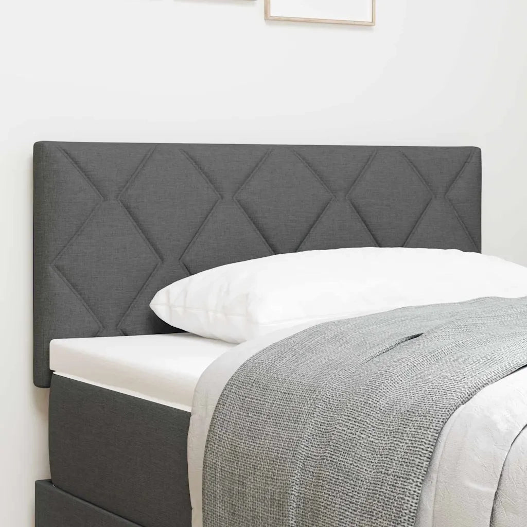 Testiera | Testata LED Grigio 100 cm Tessuto