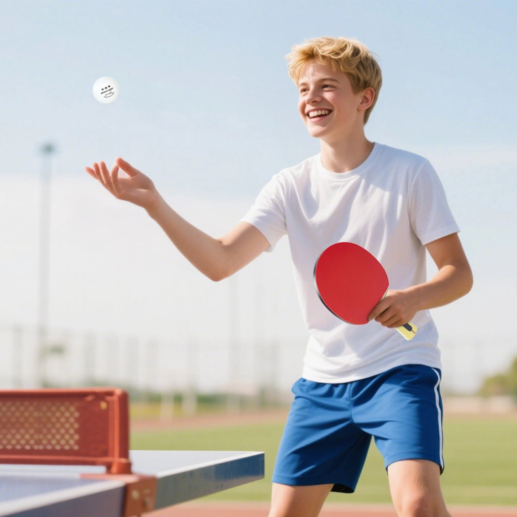 Set da ping pong 4 racchette 8 palline 1 borsa ¨C Minimal ¨C per amatori e principianti