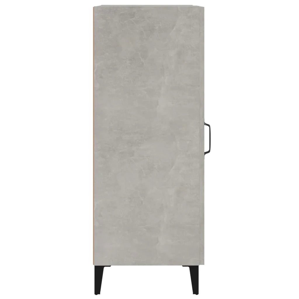 Buffet credenza cassettiera armadio mobile contenitore organizer per cucina soggiorno salotto 34,5 x 34 x 90 cm legno ingegnerizzato grigio 02_0031886