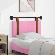 Testiera sospesa Con luce LED Rosa PU Antico 3423874