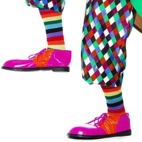 Sokke regalo per festa 4 paia - Sokke lunghe - Sokke per costume - Sokke per festa - Sokke per costume - Materiale poliestere