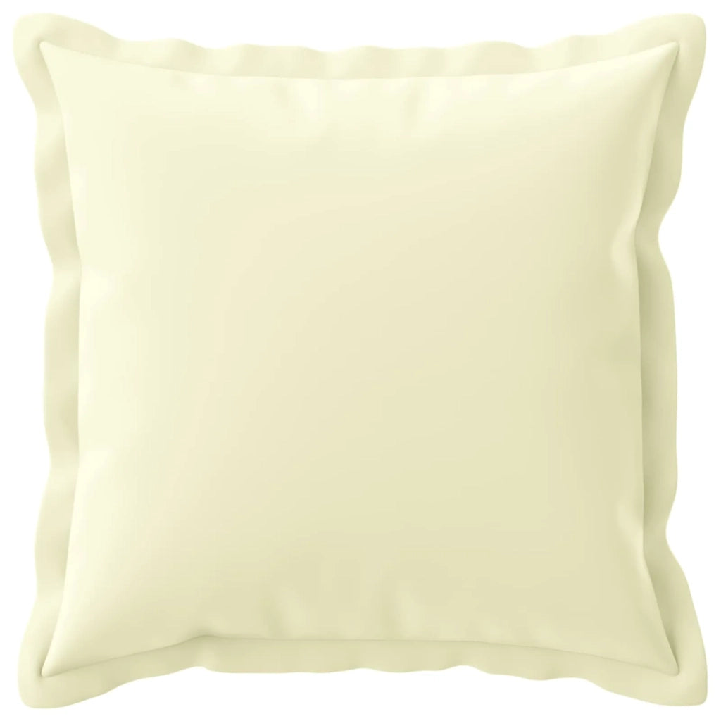 Federa 6 pz HOUTEN Crema 45 x 45 cm Poliestere 918746