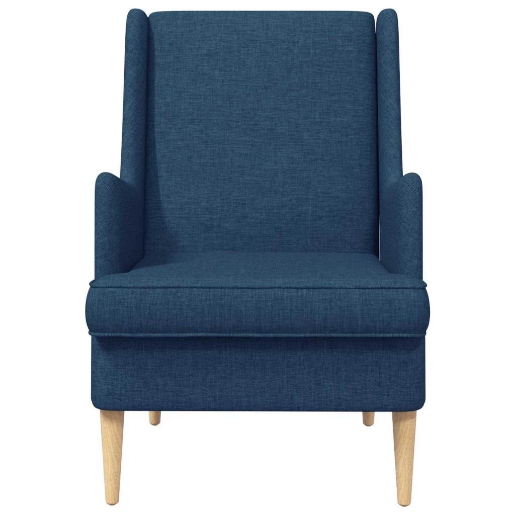 Poltrona-Divano Sedia Blu Tessuto 946784