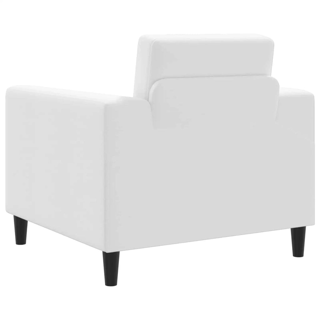 Divano Sedia-Poltrona Bianco Tessuto 396288