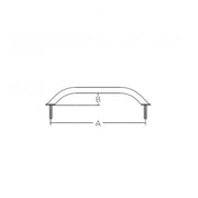 MANIGLIA INOX 316 MM.600