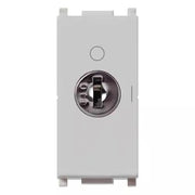 VIMAR PLANA - INTERRUTTORE 2P 16AX +CHIAVE SILVER