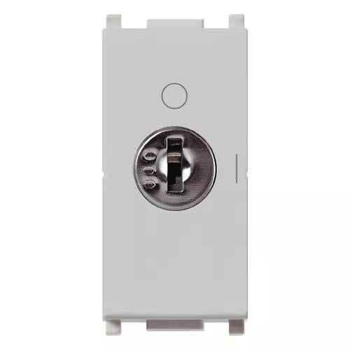 VIMAR PLANA - INTERRUTTORE 2P 16AX +CHIAVE SILVER